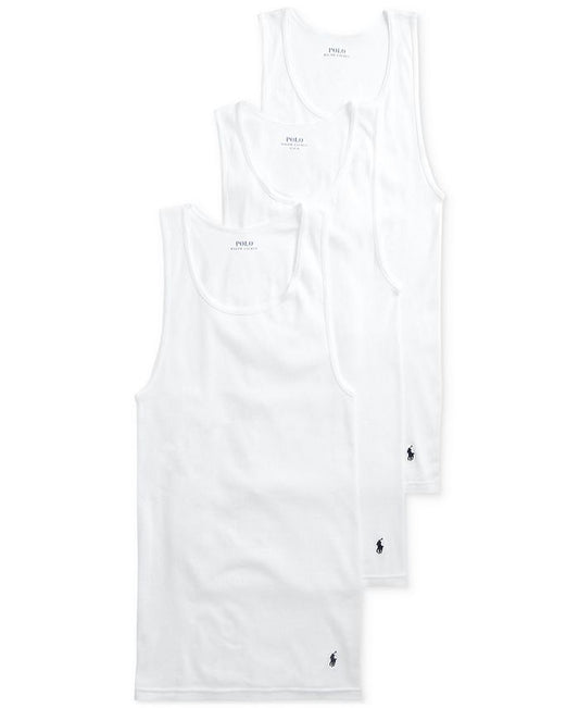 Polo Tank Tops (White)