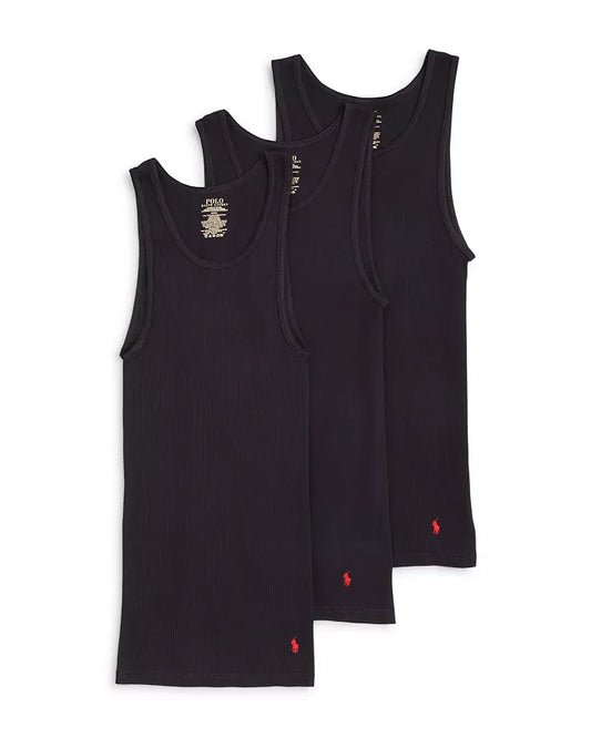 Polo Tank Tops (Black)