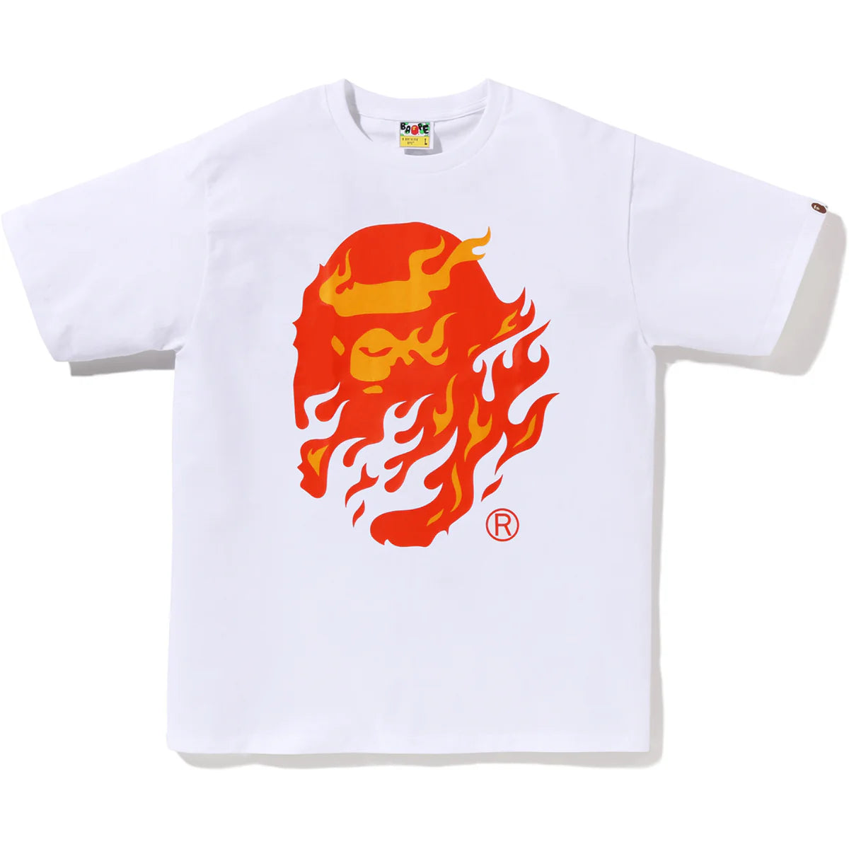 Bape Fire T-Shirt (White)