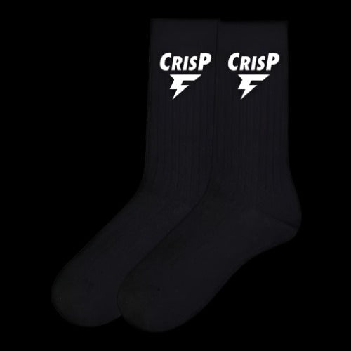 CRISPY BLACK IS BLACK THUNDER  SOCKS