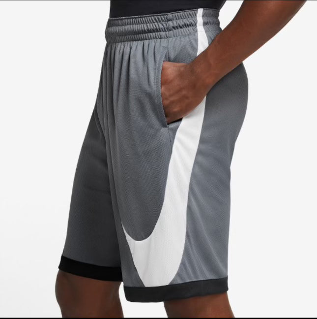 NIKE GREY BASKETBALL SHORTS