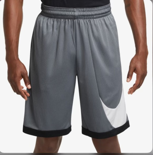 NIKE GREY BASKETBALL SHORTS