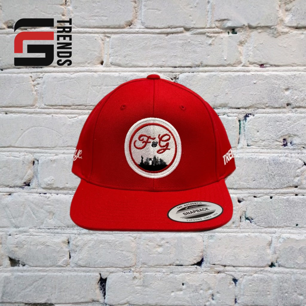 F&G CITY RED SNAPBACK