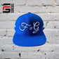 F&G ROYAL BLUE AND WHITE SNAPBACK