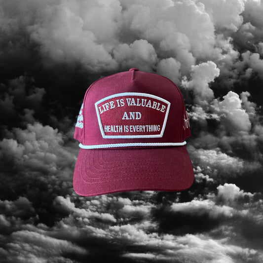 LIV HIE BURGUNDY HAT