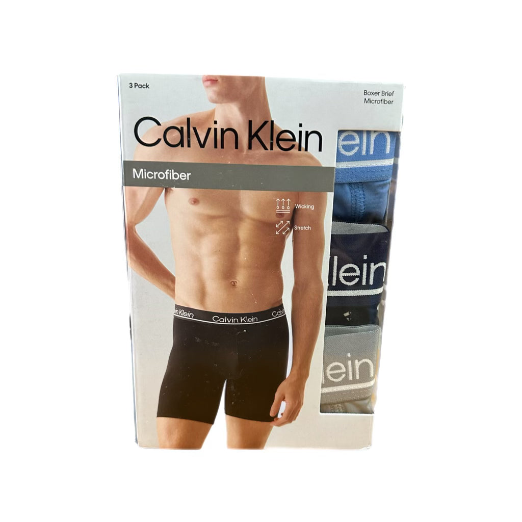 CALVIN KLEIN MEN UNDERWEAR/ 3pack (BLUE,GRAY,NAVY BLUE)