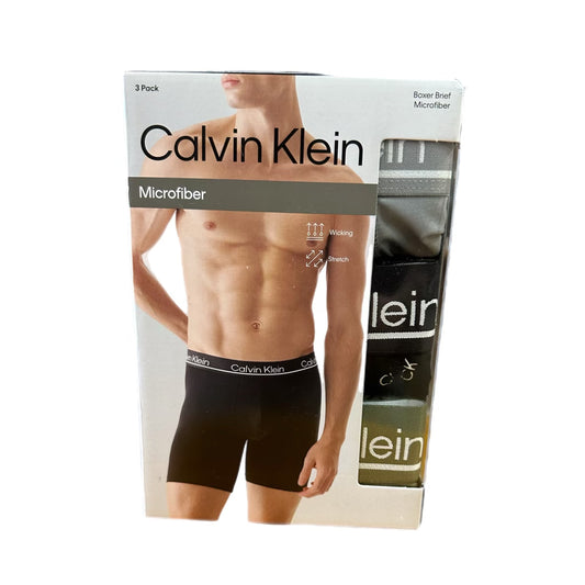 CALVIN KLEIN MEN UNDERWEAR/ THREE PACK (GREEN, BLACK,GRAY)