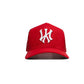 NY MONOGRAM RED-SNAPBACK