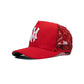 NY MONOGRAM RED-SNAPBACK