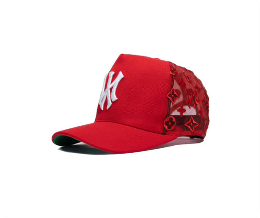 NY MONOGRAM RED-SNAPBACK