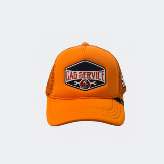 ORANGE GAS SERVICE TRUCKER HAT