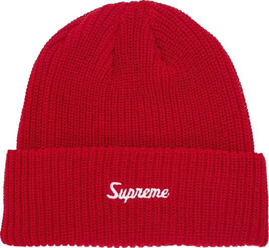 SUPREME Loose Gauge Beanie “Red”