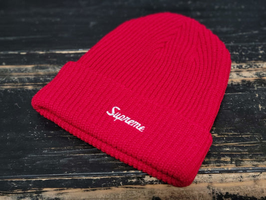 SUPREME Loose Gauge Beanie “Red”