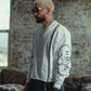 VIERICHE Mixmatch Logo Crew Sweater (white)