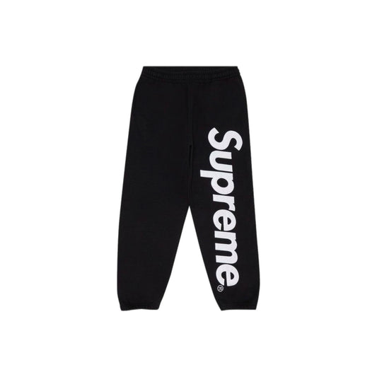 SUPREME Satin Applique Sweatpant (black)