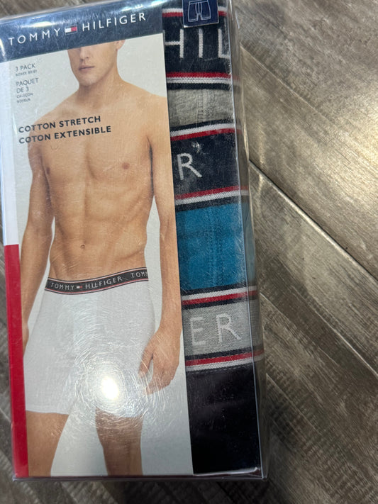 TOMMY HILFIGER Cotton Stretch Boxers (Grey,LightBlue,Blue)