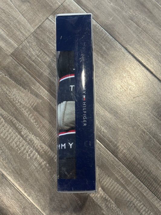Tommy Hilfiger Microfiber Boxers (Black,Grey,Black)