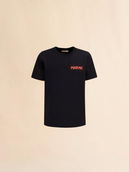 Marni Patch T-Shirt 'Black'