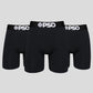 PSD Boxer Briefs 3 Pack (Black)