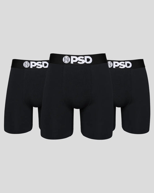 PSD Boxer Briefs 3 Pack (Black)