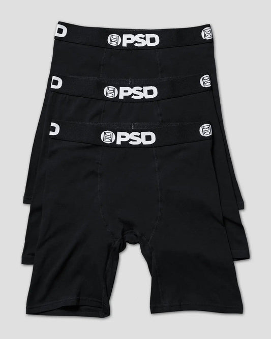 PSD Boxer Briefs 3 Pack (Black)