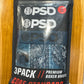PSD Boxer Briefs 3 Pack (Blue and Black mix)