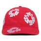 DENIM TEARS RED CAP