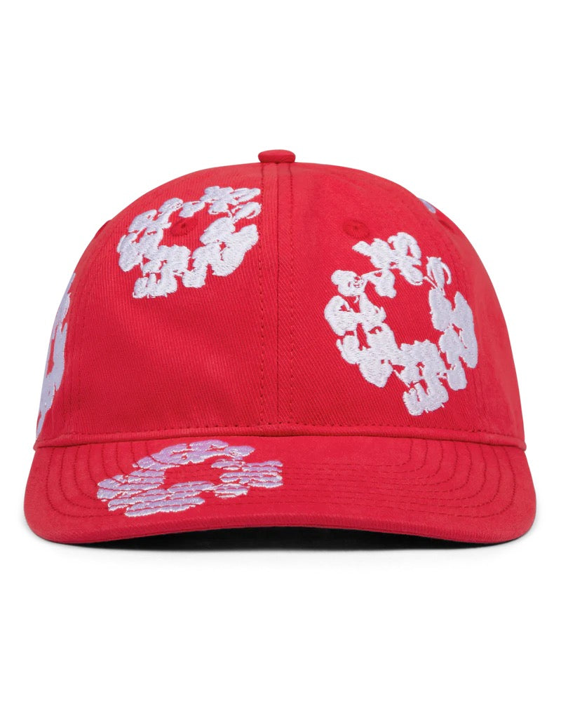 DENIM TEARS RED CAP