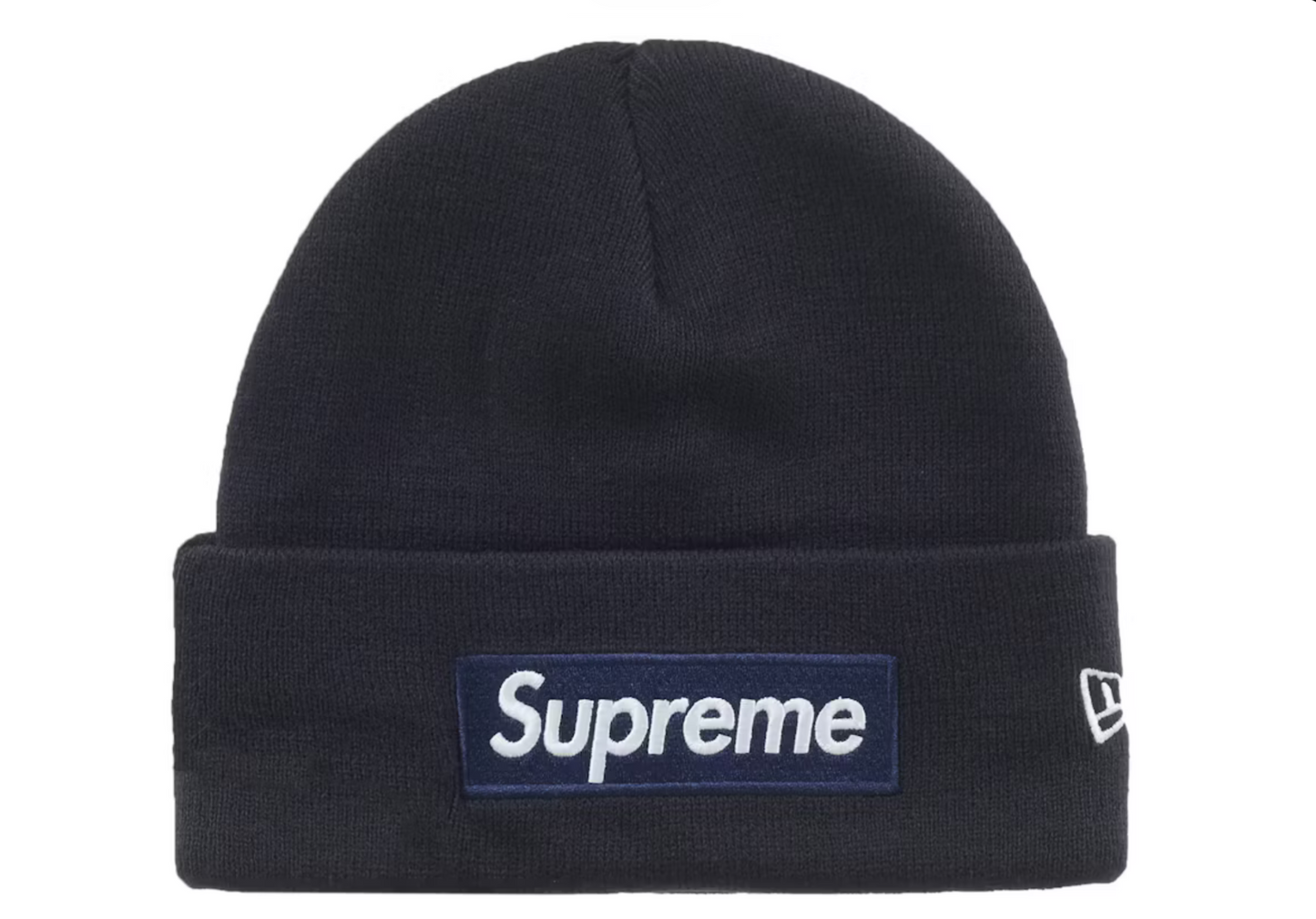 Supreme New Era Box Logo Beanie (FW25)
Navy
