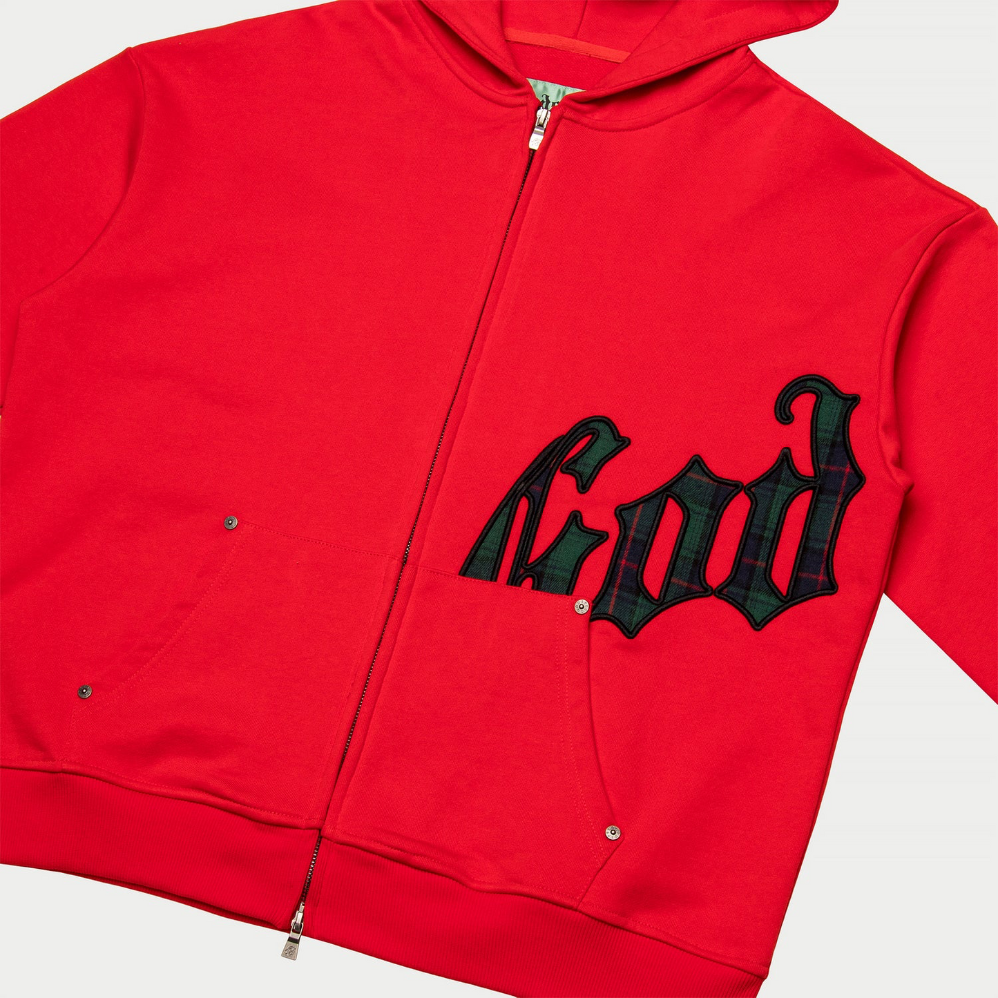 Godspeed OG Logo Sweatsuit (Red Plaid)