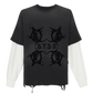 BTBG23 WASHED GREY THERMAL LONGSLEEVE SHIRT W/ BLACK STONES