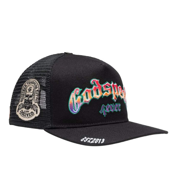 Godspeed Forever Trucker Gradient Hat (Hawaiian)