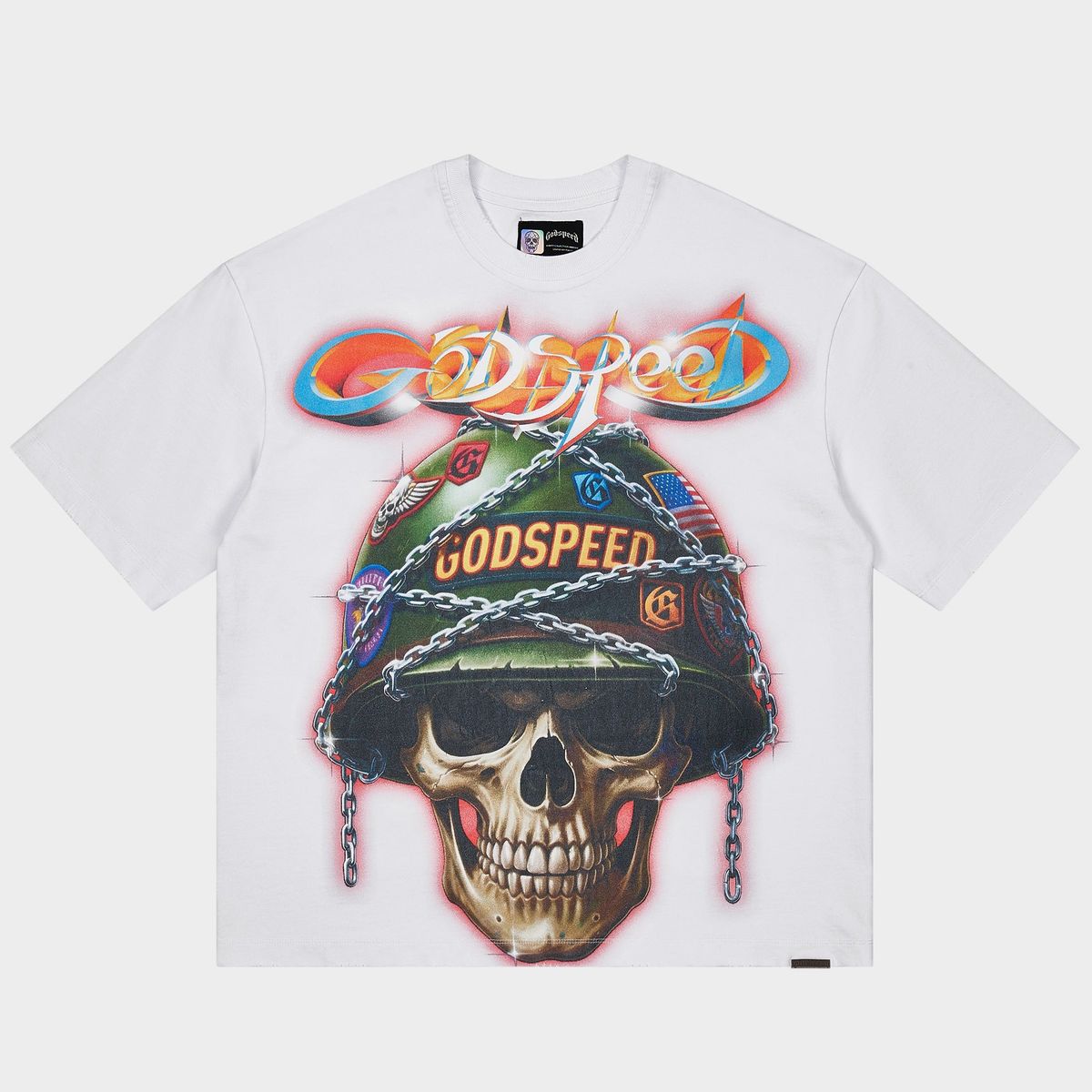 Godspeed Badges Of Honor T-Shirt Snow