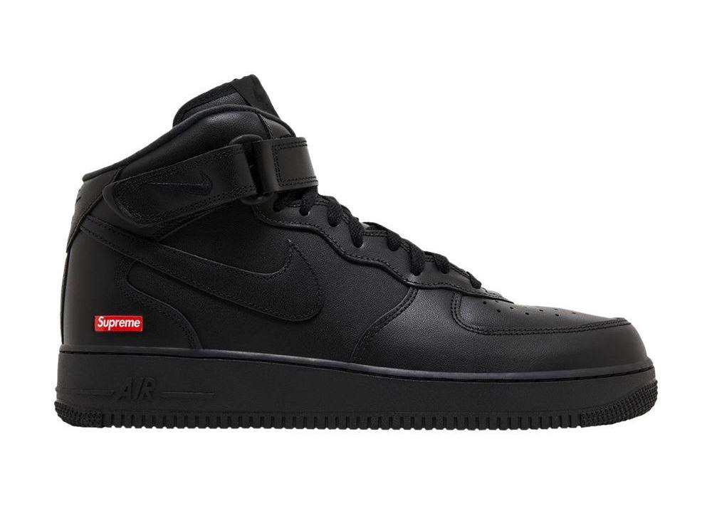 Supreme Air Force 1 Mid ‘Black’
