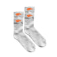 ROUGHPLAY WHITE/ORANGE SOCKS