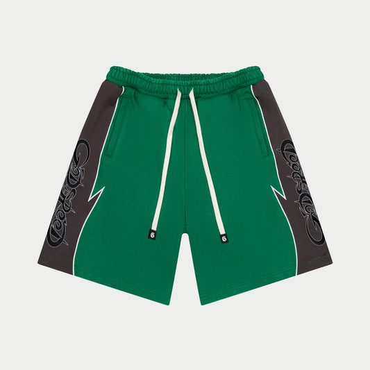 GODSPEED NYC HALFTIME SHORTS (GREEN/GRAPHITE)