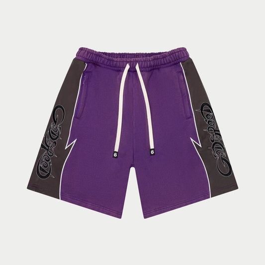 GODSPEED NYC HALFTIME SHORTS (PURPLE/GRAPHITE)