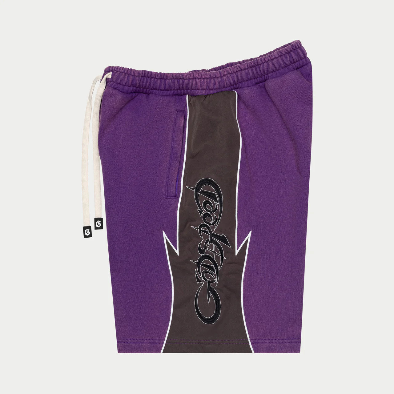 GODSPEED NYC HALFTIME SHORTS (PURPLE/GRAPHITE)