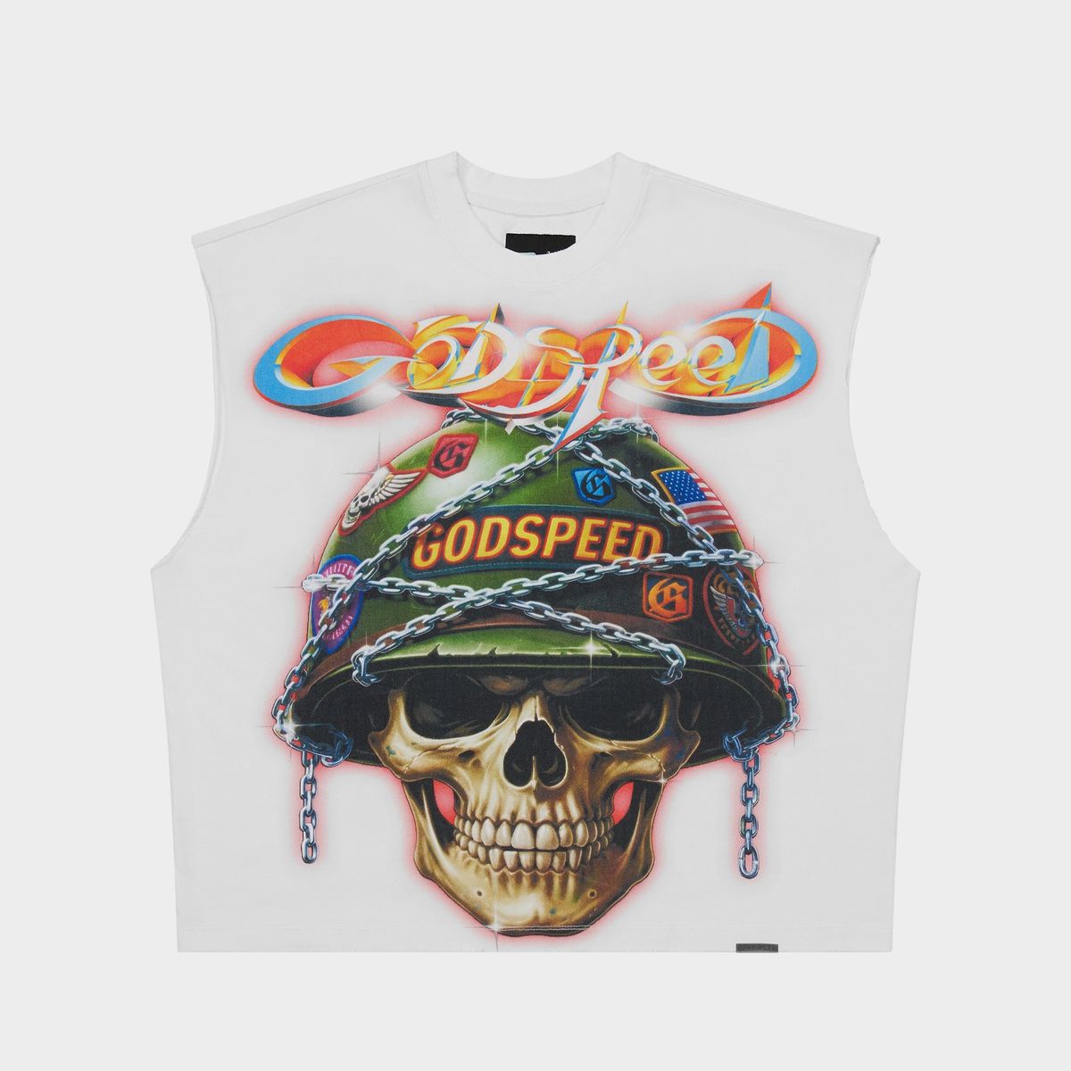 Godspeed Badges of honor sleeveless/ WHITE