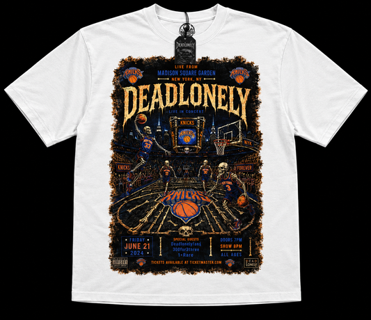 Dead Lonely Knicks White T-Shirt