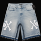 Dead Lonely Blue Jeans (White Skull)