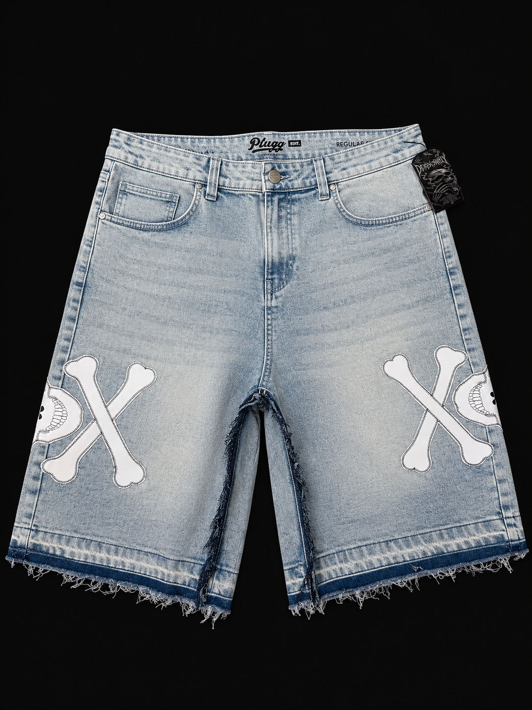 Dead Lonely Blue Jeans (White Skull)