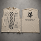 B.T.BG DNA BEIGE SLEEVELESS T-SHIRT