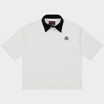 Godspeed Victor Minimal Crest Polo (White)