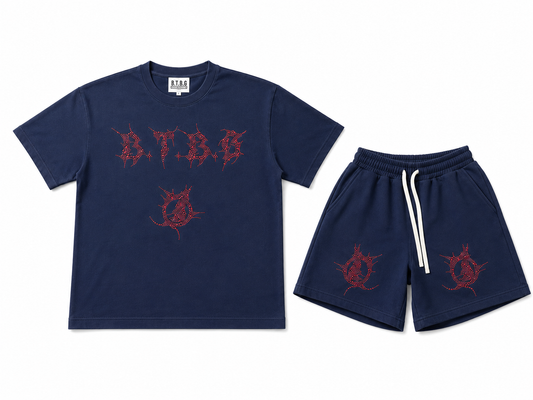 BTBG Signature Red Rhinestone Blue Set