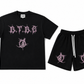 BTBG Signature Pink Rhinestone Black Set