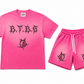 BTBG Signature Black Rhinestone Pink Set