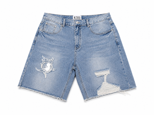 BTBG Signature Fetus Light Blue Denim Shorts