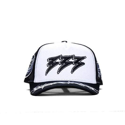 333 VISION WHT&BLK CAP (WHT&BLK 333 CAP)