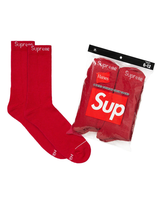Supreme Red Socks